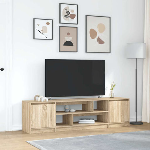 TV Cabinet Sonoma Oak 188.5x41x50 cm Engineered Wood 3328419