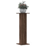 Plant Stands 2 pcs Brown Oak 30x30x95 cm Engineered Wood 3307879