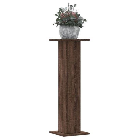 Plant Stands 2 pcs Brown Oak 30x30x95 cm Engineered Wood 3307879