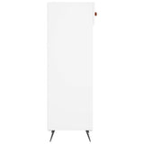 Shoe Cabinet White 30x35x105 cm Engineered Wood 829644