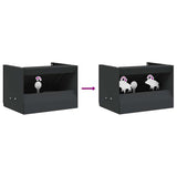 Bullet Trap Box Black 29 x 22 x 20 cm Steel 42013597