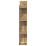 Book Cabinet Artisan Oak 86x25.5x140 cm Engineered Wood 856693