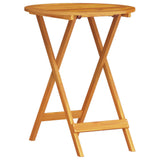Folding Bistro Set 3 pcs Brown Solid Acacia Wood 3375688