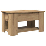 Coffee Table Artisan Oak 79x49x41 cm Engineered Wood 856929