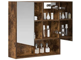 Bathroom Mirror Cabinet Smoked Oak 50 x 14.5 x 70 cm 889203