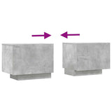 TV Cabinet Concrete Grey 100x35x40 cm Engineered Wood 804440