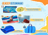 Kids Bounce Castle Inflatable House with Trampoline Pool Climbing Wall with Inflator Carrybag, 2.8 x T3398P348065
