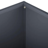 Garden Planter 2 pcs Anthracite 40 x 40 x 30 cm 8005041