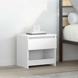 Bedside Cabinets 2 pcs High Gloss White 40x30x39 cm Engineered Wood 803456