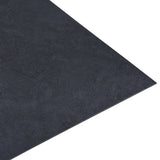 Self-adhesive Flooring Planks 5.11 m PVC Black Marble 146238