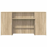 Reception Desk Sonoma Oak 200x50x103.5 cm Engineered Wood 3324216