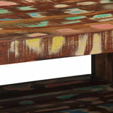 Coffee Table Multicolour 70x50x38 cm Solid Wood Reclaimed 4102711