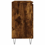 Sideboard Smoked Oak 101.5x35x70 cm Engineered Wood 827209
