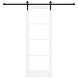 Sliding Door White and Black 73.5 x 198.5 cm 3332380