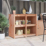 Kitchen Cabinet with Shelf MEPPEL Brown Oak 106 x 55 x 92 cm 868180