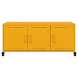 TV Cabinet Mustard Yellow 100.5x39x43.5 cm Steel 846647