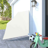 Collapsible Balcony Side Awning Cream 140x140 cm 41578