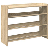 Shoe Rack Sonoma Oak 80x25x62 cm Engineered Wood 859916