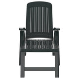 Folding Sun Lounger Polypropylene Green 318223