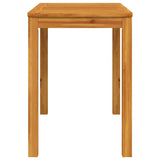 Garden Dining Table 110x55x75 cm Solid Wood Acacia 366368