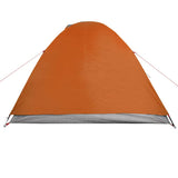 Camping Tent Dome 3-Person Orange Waterproof 94333