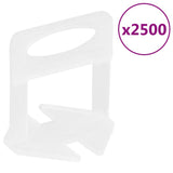 Tile Levelling Clips 2500 pcs 2 mm 155278
