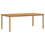 Garden Dining Set 7 pcs Brown Solid Acacia Wood 3375653