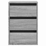 Corner Chest of Drawers Grey Sonoma 40x41x58 cm Engineered Wood 852839