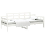 Day Bed without Mattress White Solid Wood Pine 90x200 cm 820328