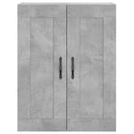 Highboard Concrete Grey 69.5x34x180 cm Engineered Wood 3199909