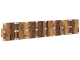 Headboard with Cabinet 3 pcs Old Wood Engineered Wood 3415682