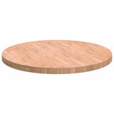 Table Top Light Brown 80 x 4 cm Solid Oak Wood 42016018
