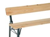 Portable Folding Camping Picnic Trestle Beer Table and 2 Bench Set Wooden Garden Furniture Patio T3398P317710