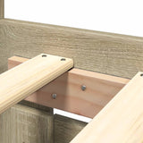 Bed Frame with Headboard without Mattress Sonoma Oak 160x200 cm 3295550