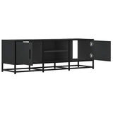 TV Cabinet Black 120x35x41 cm Engineered Wood and Metal 848839