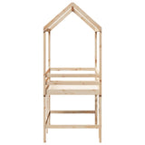 ZNTS Loft Bed with Ladder and Roof without Mattress 80x200 cm 3282152