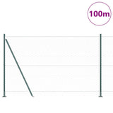 Welded Wire Fence with Concrete Base 100 x 1.4 m 3353598