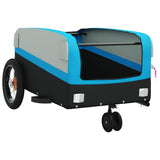 Bike Trailer Black and Blue 30 kg Iron 94058