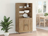 Highboard 2 pcs Artisan Oak Engineered Wood 3416048