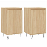 Sideboards 2 pcs Sonoma Oak 40x35x70 cm Engineered Wood 831059