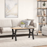 Coffee Table Legs Y-Frame 80x40x43 cm Steel 357924