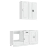 Kitchen Unit KALMAR 5 pcs High Gloss White Engineered Wood 3438249