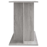 Aquarium Stand Grey Sonoma 100x40x60 cm Engineered Wood 833589
