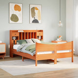 Bed Frame without Mattress Wax Brown 160x200 cm Solid Wood Pine 3323373