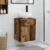 Wall-mounted Sink Vanity Old Wood 39 x 35 x 63 cm 890550