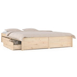 Bed Frame without Mattress with Drawers Super King 3103528