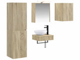 Bathroom Furniture Set 5 pcs Sonoma Oak 3407249