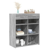 Sideboard Grey Sonoma 80x42.5x93 cm Engineered Wood 3281481
