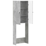 Toilet Cabinet ALKMAAR Concrete Grey 66 x 25.5 x 190 cm 896258