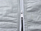 Tent Fabric without Frame Grey 10 x 5 m PE 43862